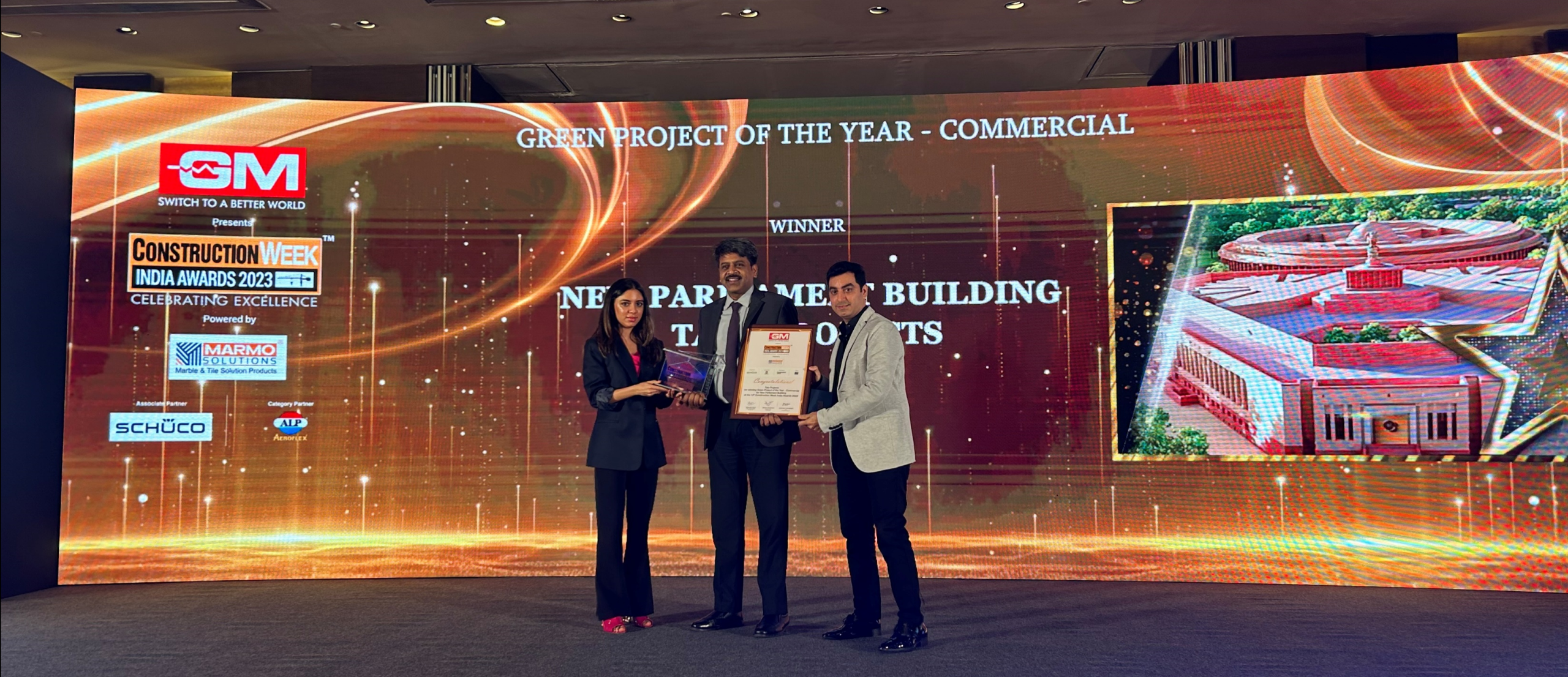 New Parliament Building - Green Project of the year by Construction Week India