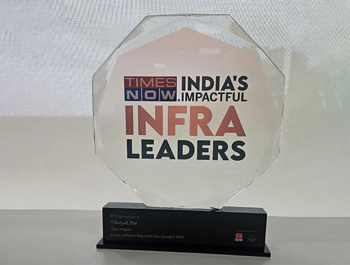 Vinayak Pai, MD &amp; CEO , Tata Projects has been conferred with TIMES NOW “ India’s Impactful Infra Leaders 2024” at the Times Now India Transformation Summit held at Delhi