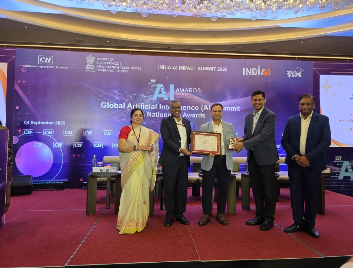 Recognized at CII AI Summit 2025 for Most Innovative Industry Application