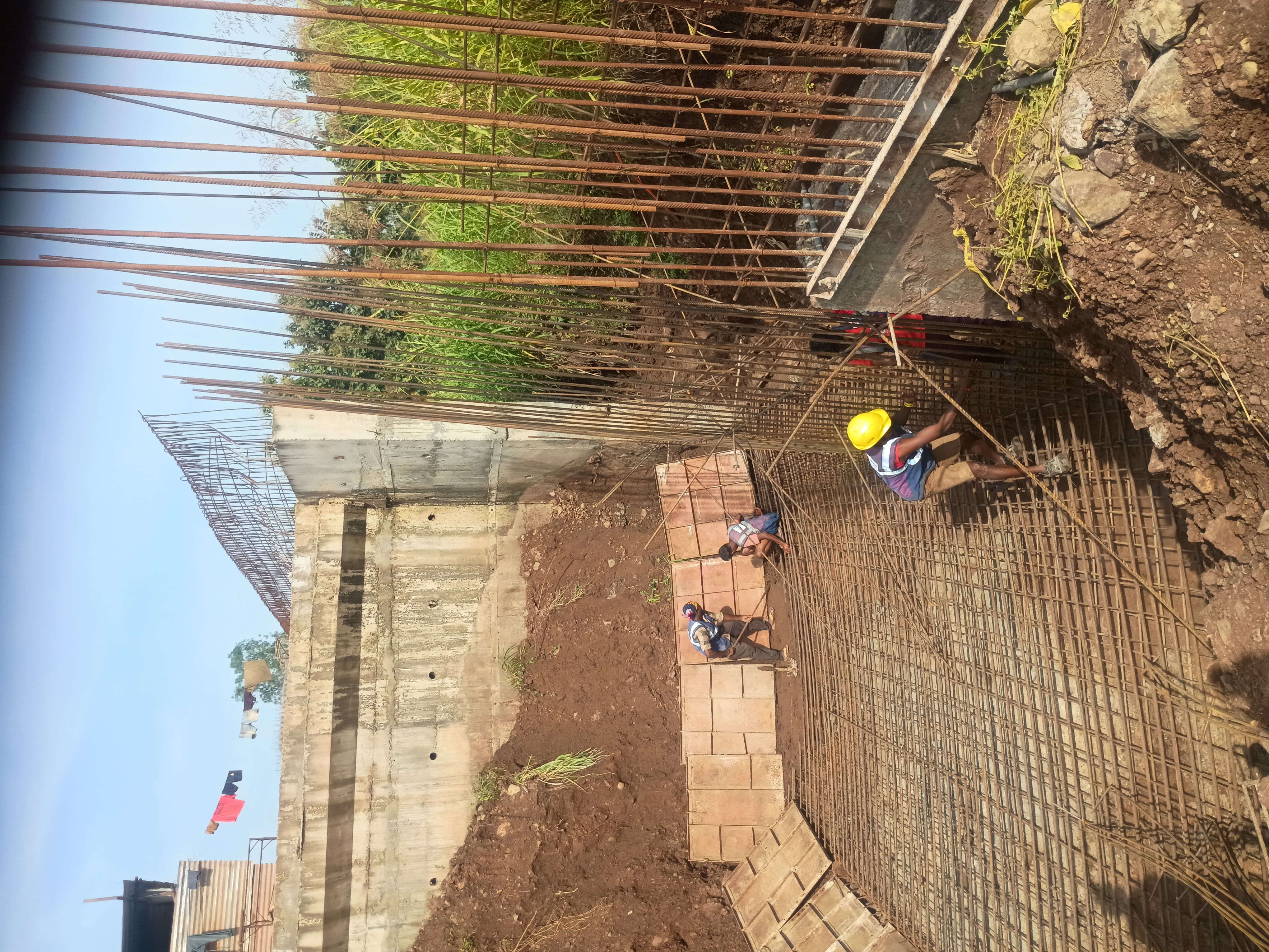 Returning wall work