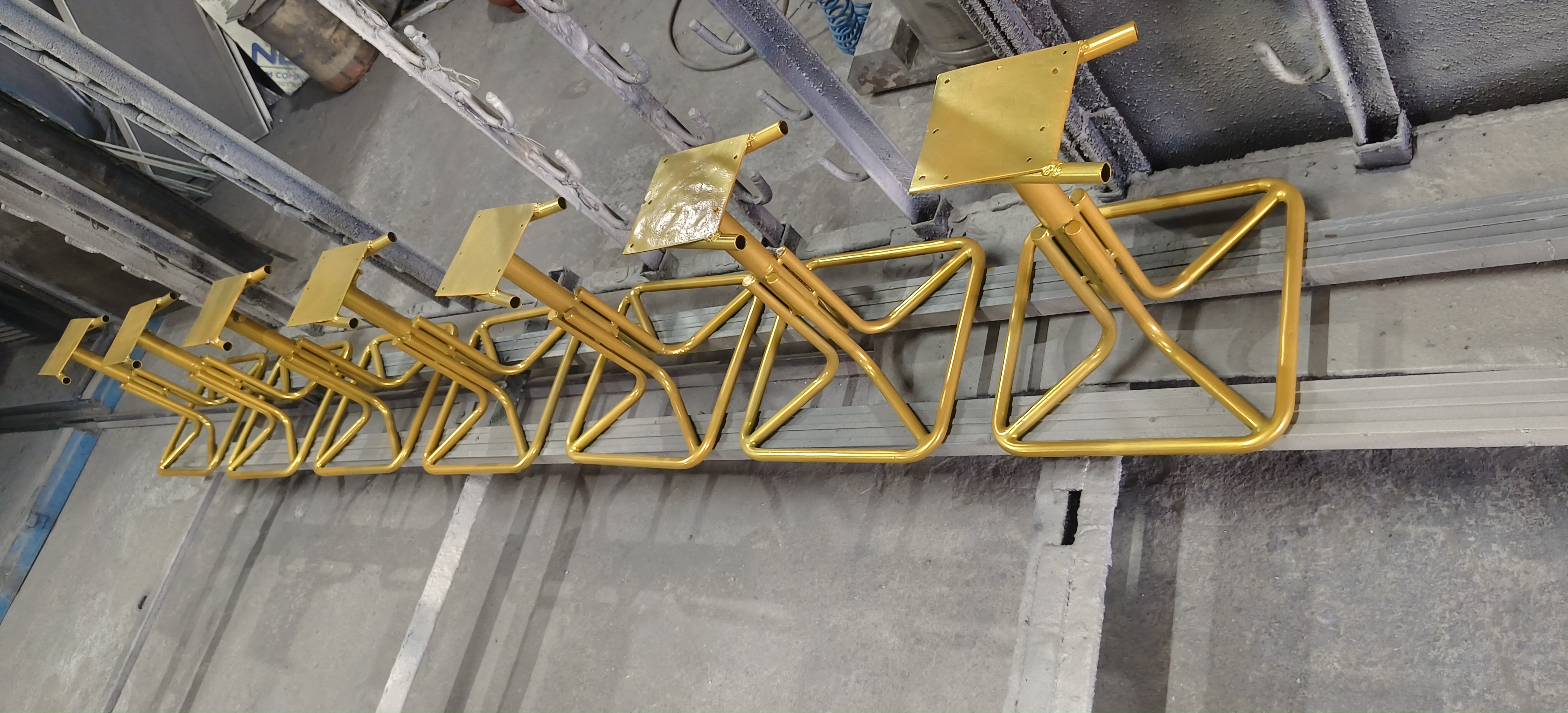 Powder Coating on M.S. furniture 