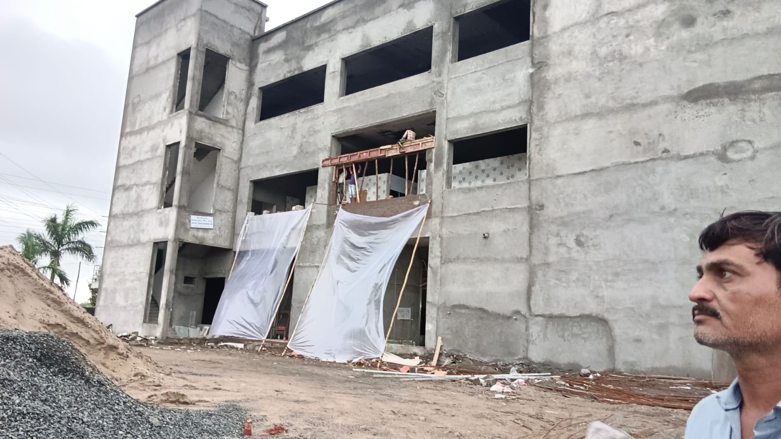 Industrial building work