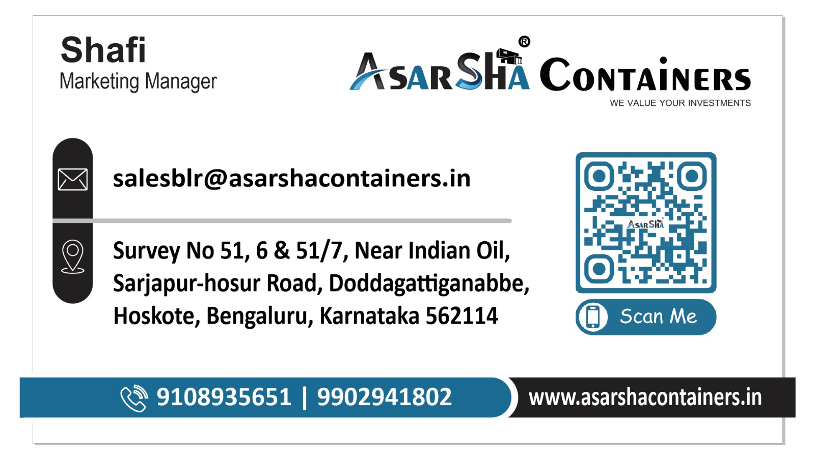 PLEASE CONTACT US 9108935651 OR ASARSHACONTAINERS@GMAIL.COM