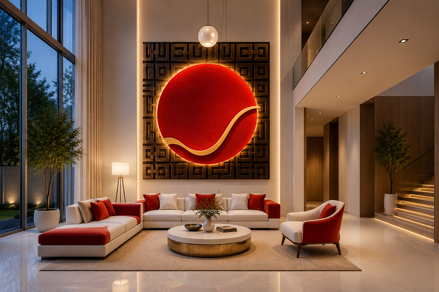 Custom art for luxury interior project