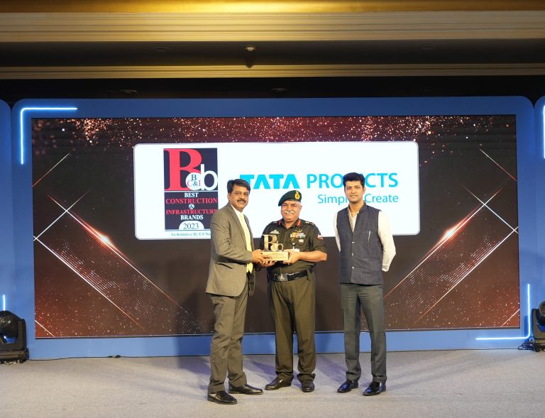ET Infrafocus Awards 2023 awarded Best Construction & Infrastructure Brand in Civil Construction to Tata Projects Ltd