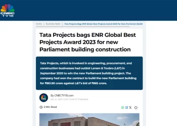 Tata Projects New Parliament Building Wins ENR's Global Best Projects Awards 2023